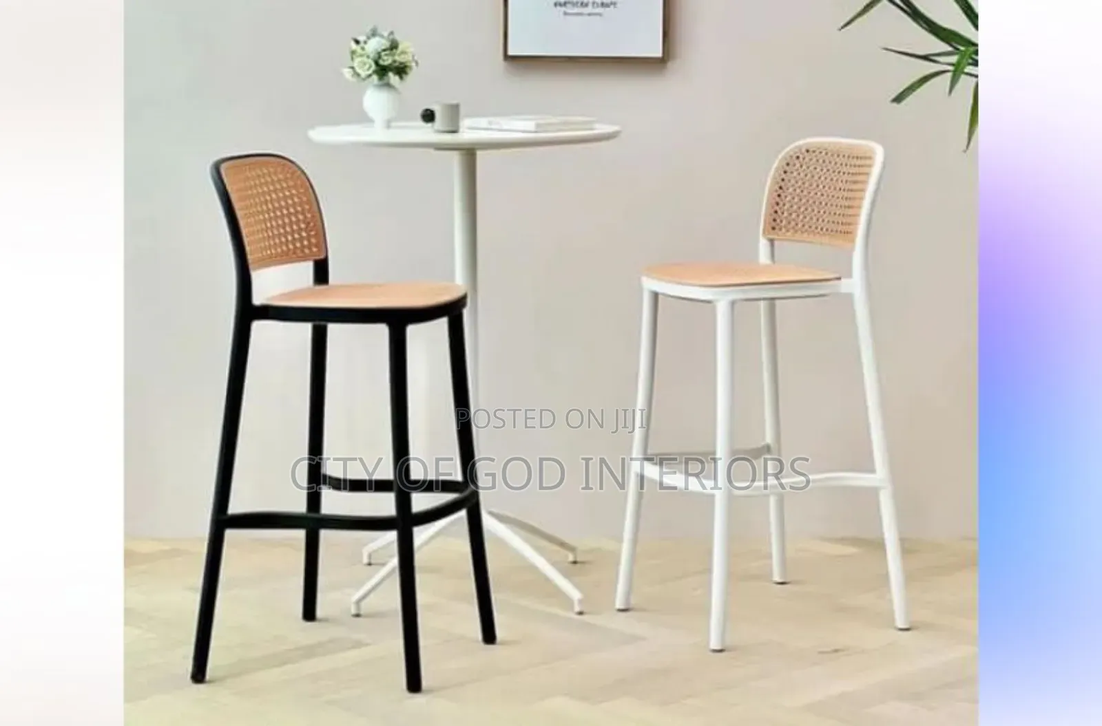 Classic High Bar Stools With Different Colors
