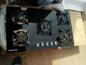 Brand New Full Accessories5 Burner Cabinet Fix Gas Cooker
