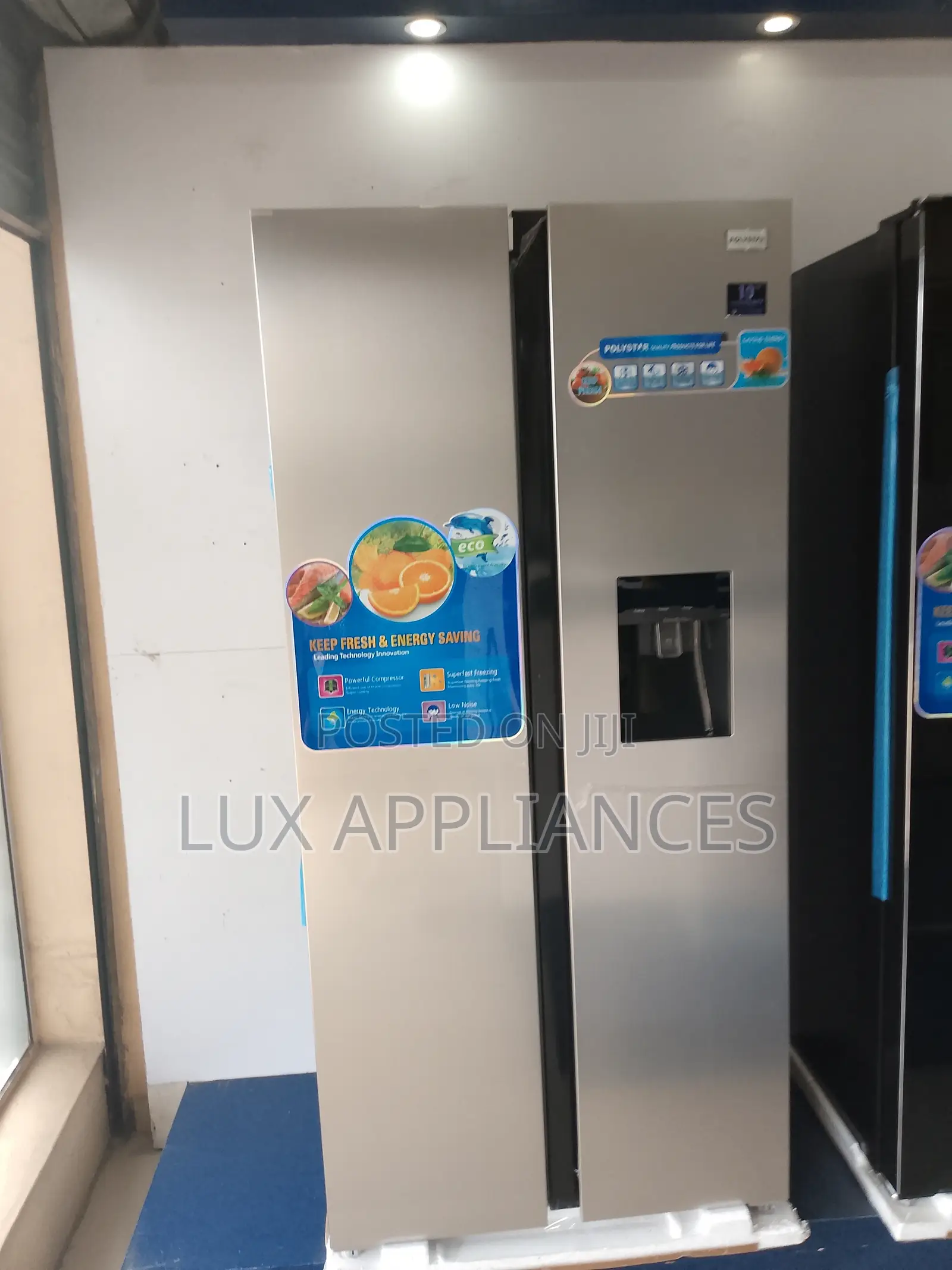 Eco Friendly Polystar Side-by-Side 436l Refrigerator