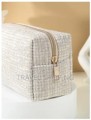 Tweed Make Up Bag