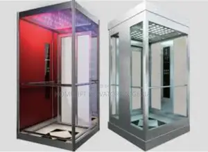 Stainless Steel and Glass Lift