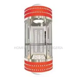 2 Floors Small Round Lift Residential Home Lift