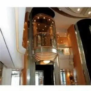 2floors Round Type Villa Elevator Residential Home Lift