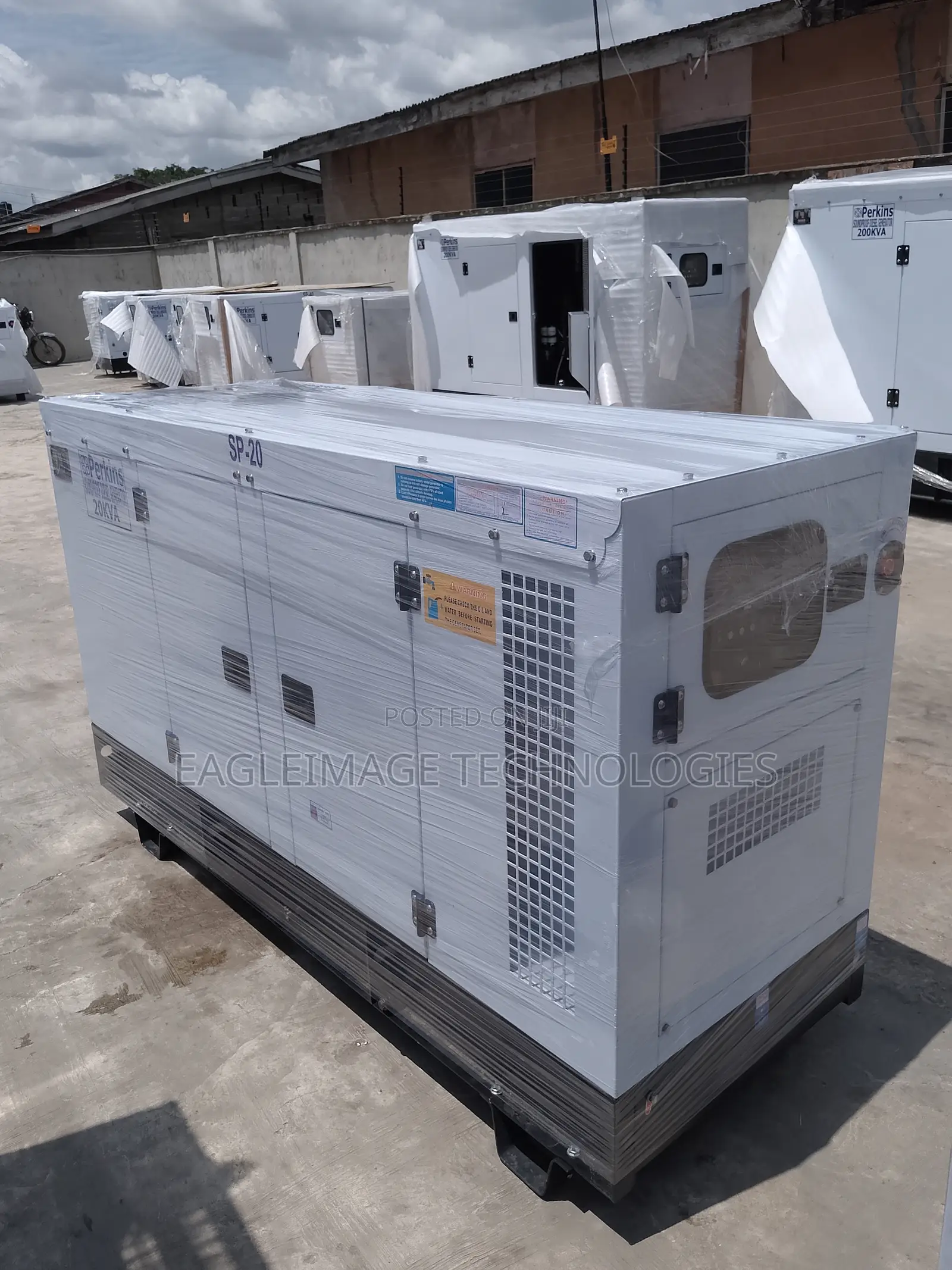 Made in UK Perkins Soundproof DIESEL Generator
