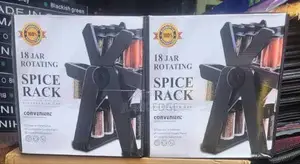 18pcs Jar Rotating Spice Rack
