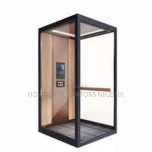 Home Mini Elevator Hydraulic Round Outside Glass