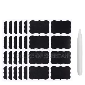 40pcs Eraseable Sheets Labelling Sticker With Pen