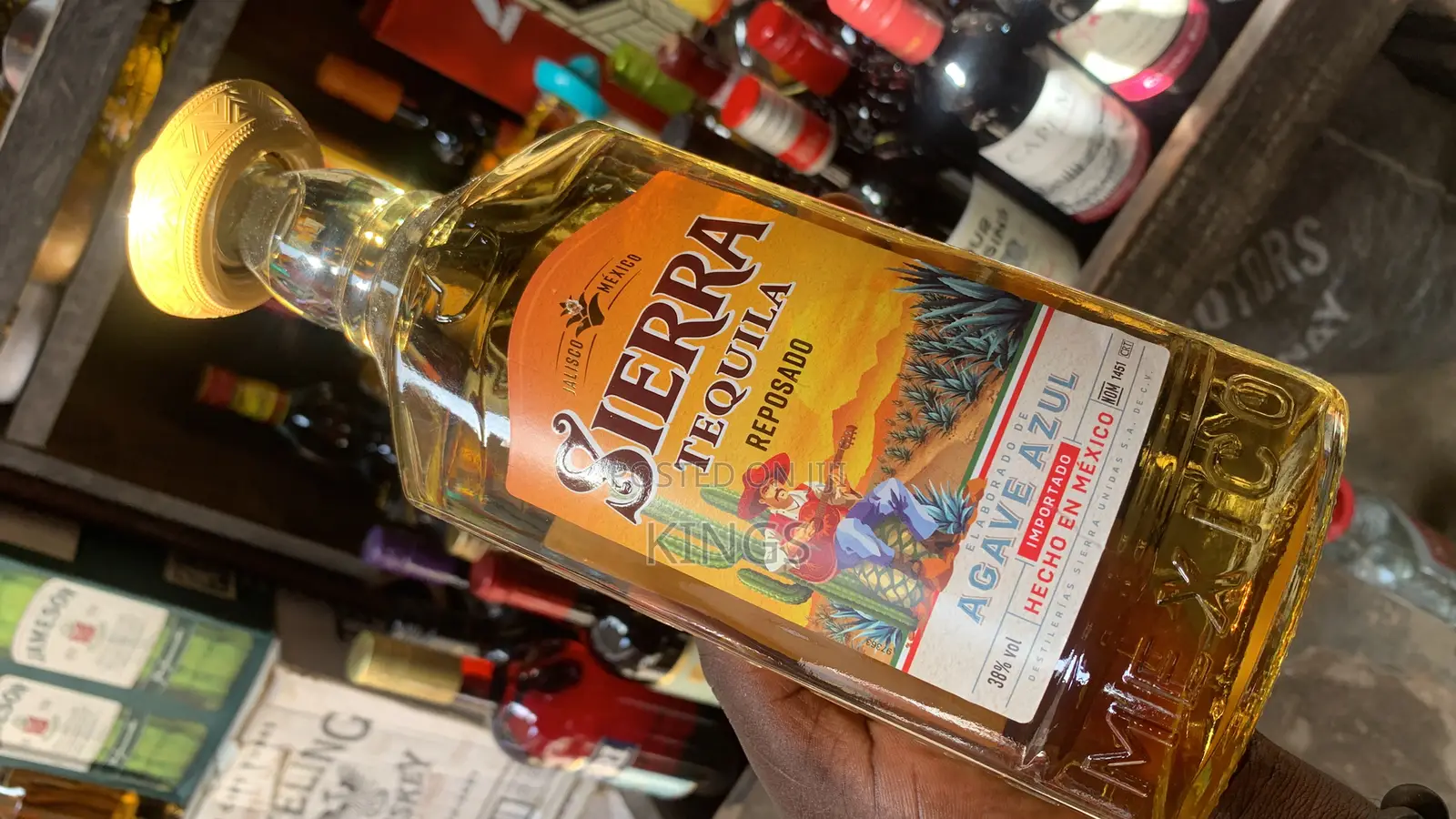 Sierra Tequila Silver/Gold.