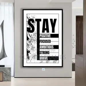 Hd Framed Quotes Digi Painting Wall Art