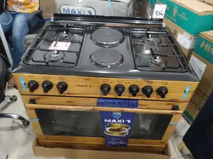 Maxi 60*90 (4+2) Wood Gas Cooker With Oven Burner Up Down