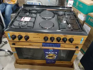 Maxi 60*90 (4+2) Wood Gas Cooker PLUS Gas Oven Grill