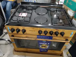 Maxi 60*90 (4+2) Wood Gas Cooker (Glass Top Cover Lid)