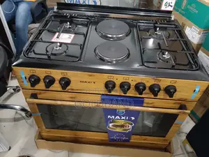 Maxi 60*90 (4+2) Wood Gas Cooker With Knob Control