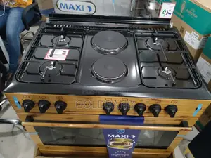 Maxi 60*90 (4+2) Sleek Design Wood Gas Cooker