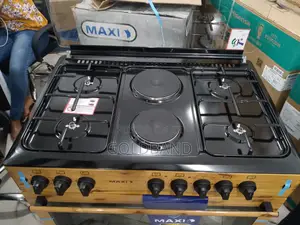 Maxi 60*90 (4+2) Wood Gas Cooker (Strong Flames)