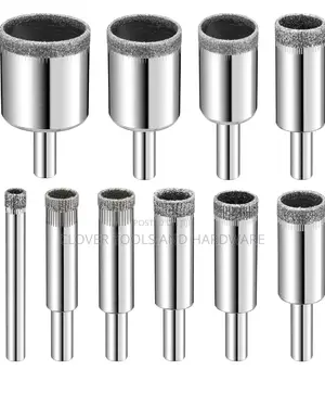 Diamond Hole Saw Set, Glass Drill Bit for Ceramic Tile Etc