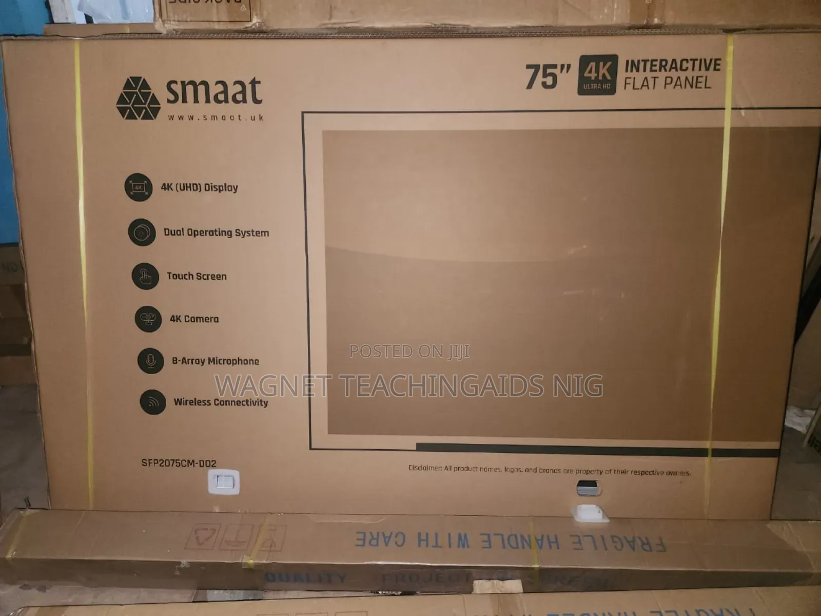 75inches SMAAT Interactive Flat Panel