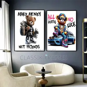 Hd Framed Matte Artistis Craft Make Mioney Friends Walla