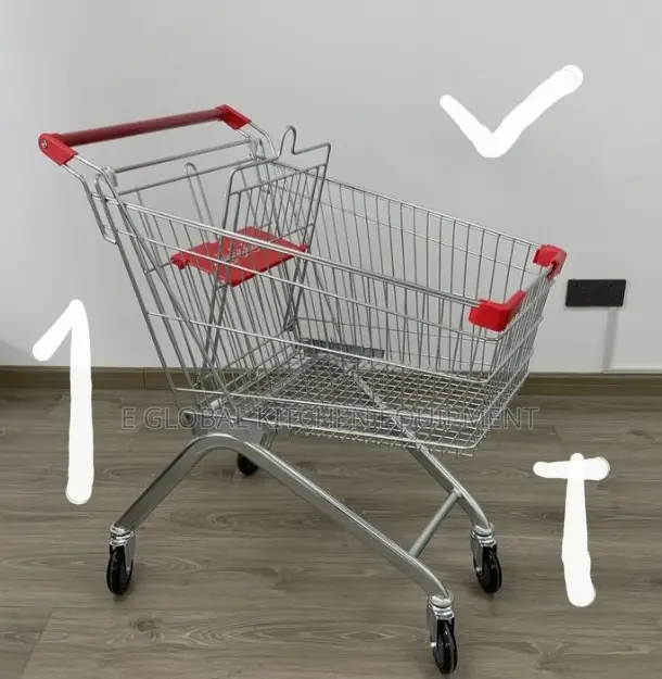 Stainless Supermarket Trolley Available