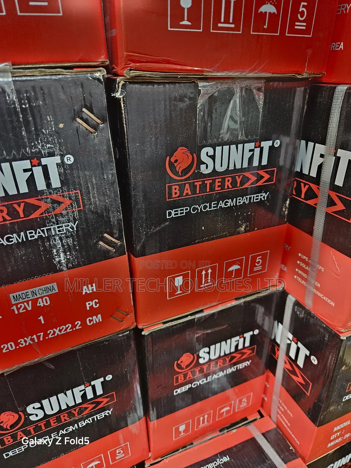 40ah 12v Sunfit Deep Cycle Battery