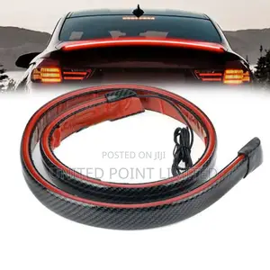 Car Carbon Fiber Led Tail / Spoiler Dual Function Light