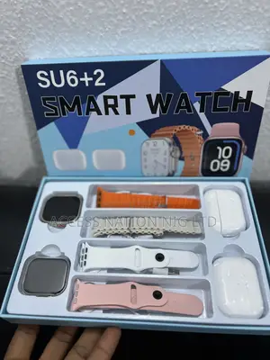 2024 SU6+2 Double Smart Watches and Double Airpods 4straps