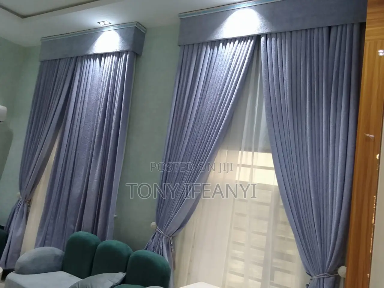 Irish Curtain (Gray in Color)