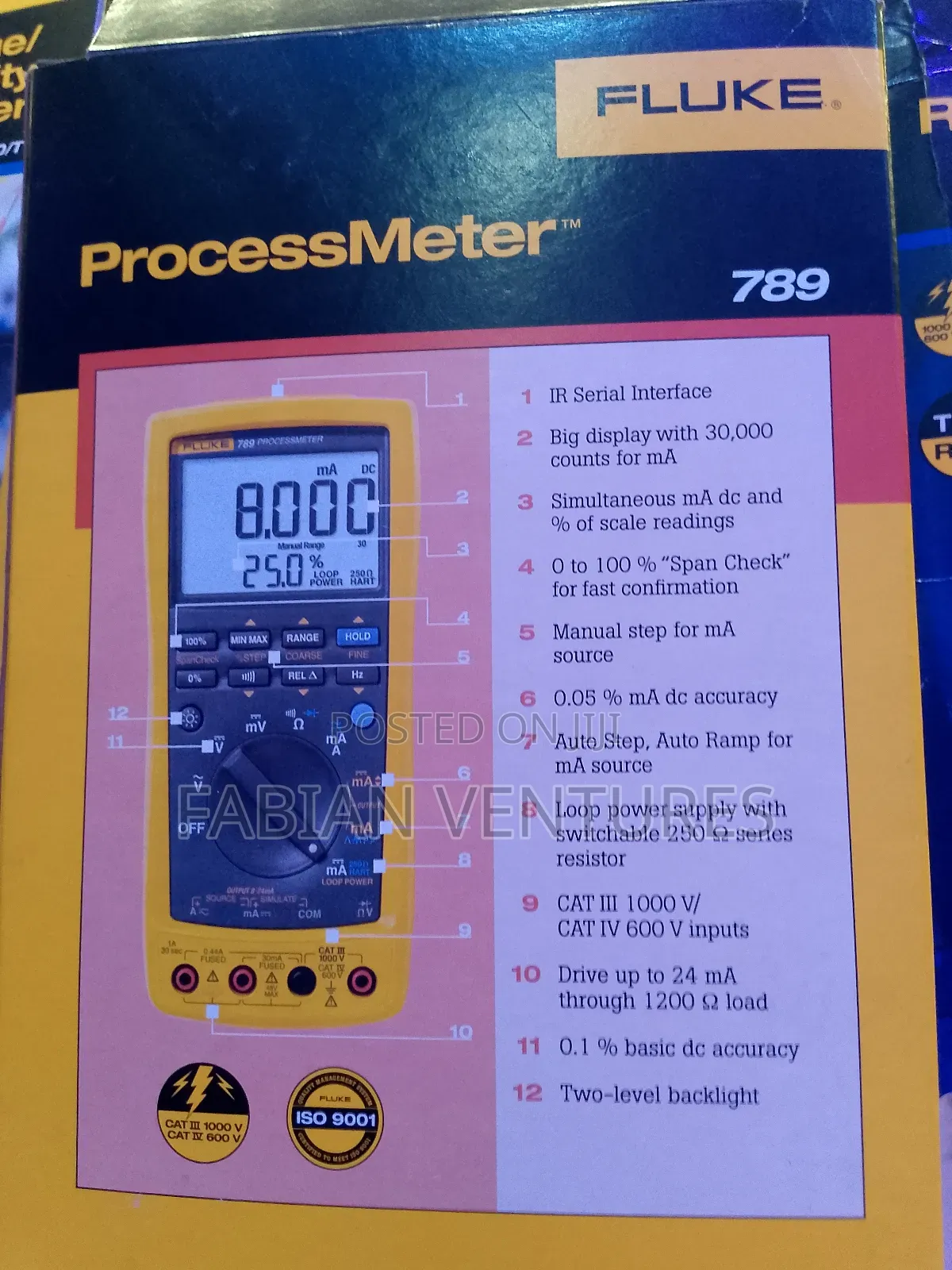 Processmeter Fluke 789 Digital Multimeter