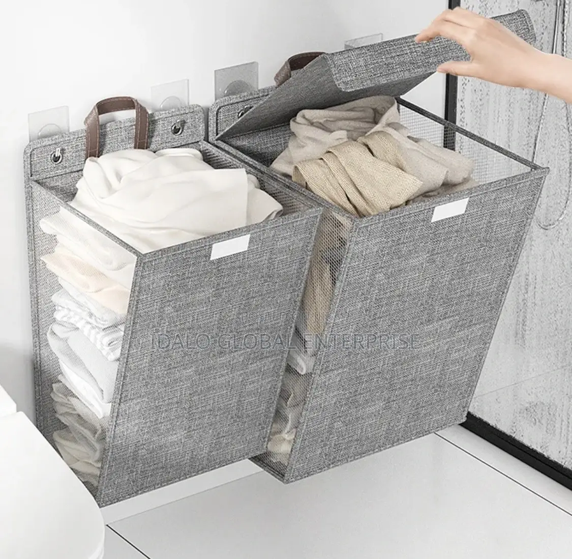 Wall Attachable Laundry Bag