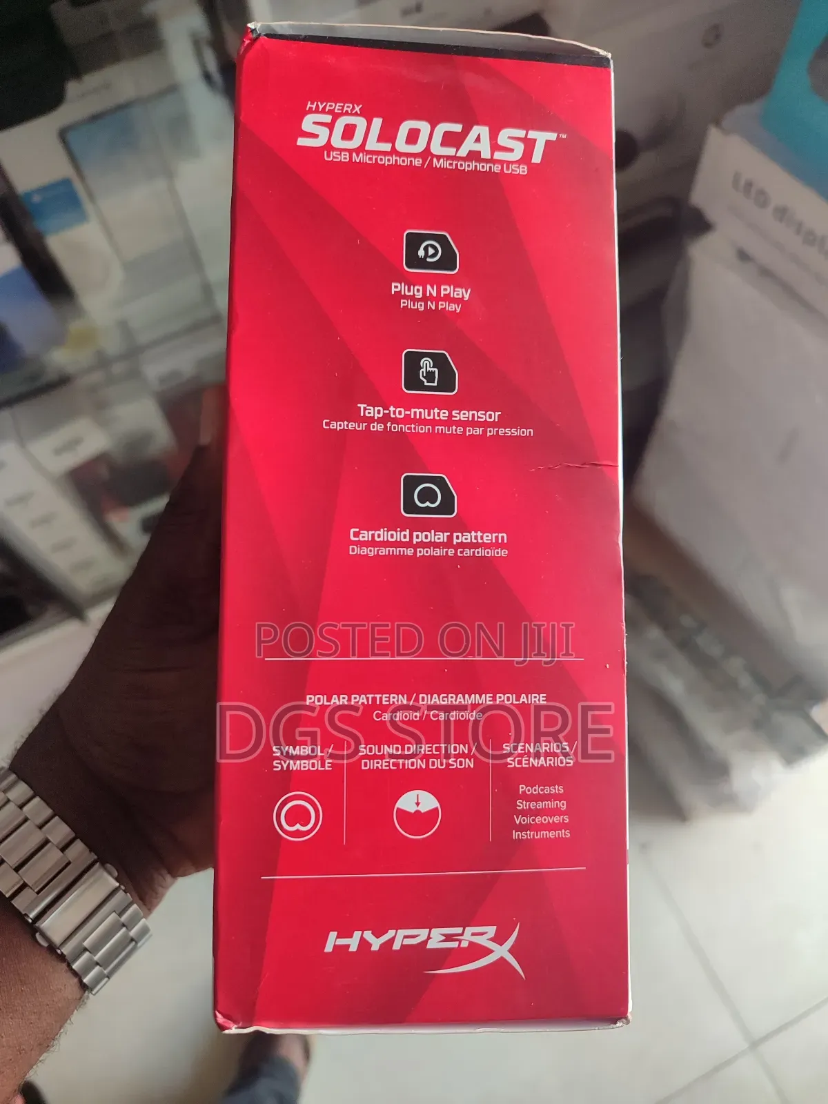 Hyperx Solocast Condenser Gaming Microphone