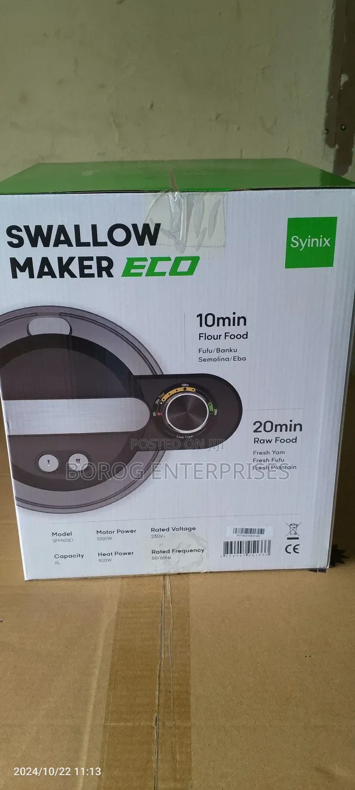 Syinix 6L Swallow Maker ECO Plus Swallow Maker