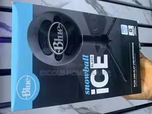 Blue Snowball Ice Condenser Microphone, Cardioid - Black