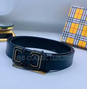 New Trend Luxury Men's Belts Burberry Available in Store