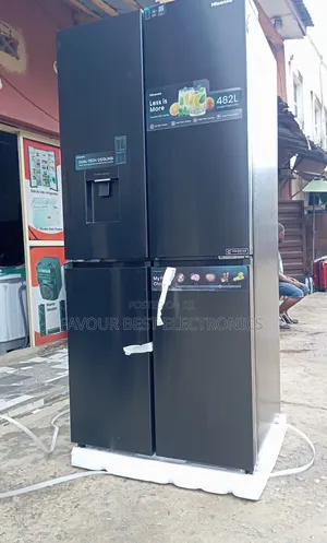 Hisense 482L Inverter Side by Side Fridge Dispenser 1YEAR