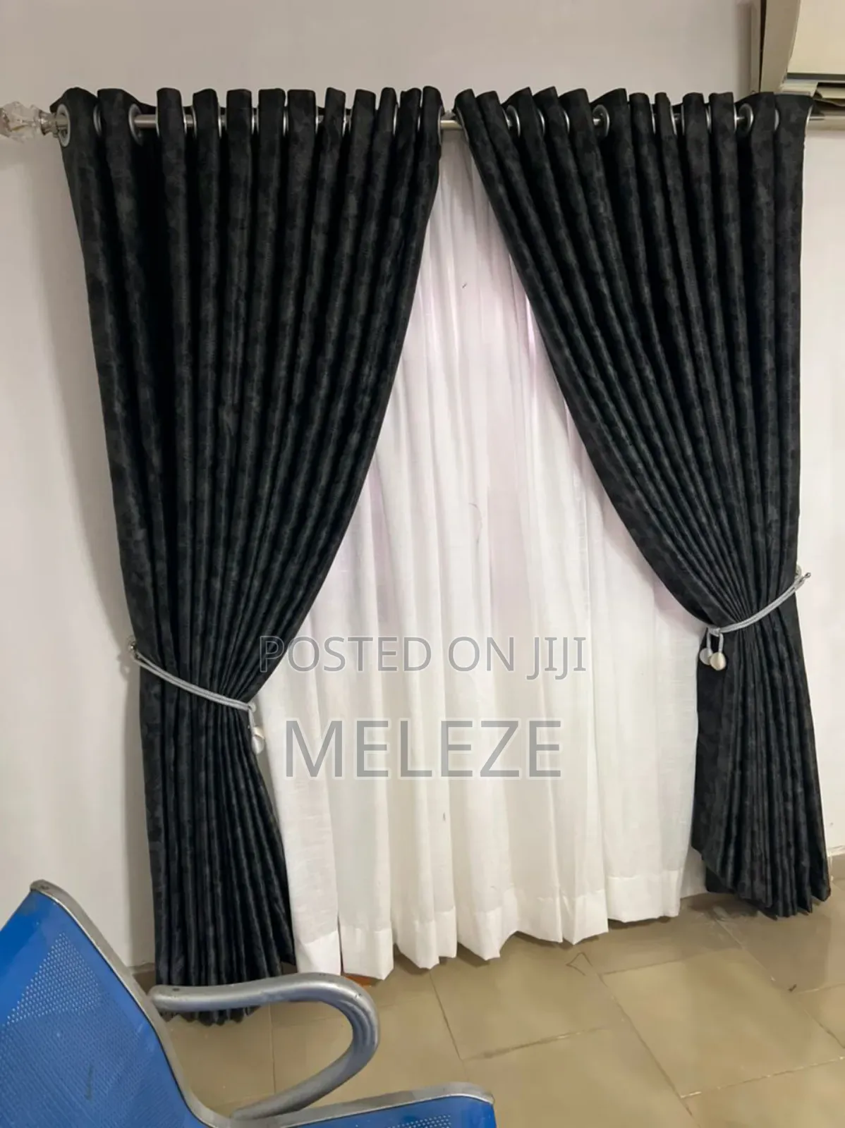 Grey Turkish Curtain