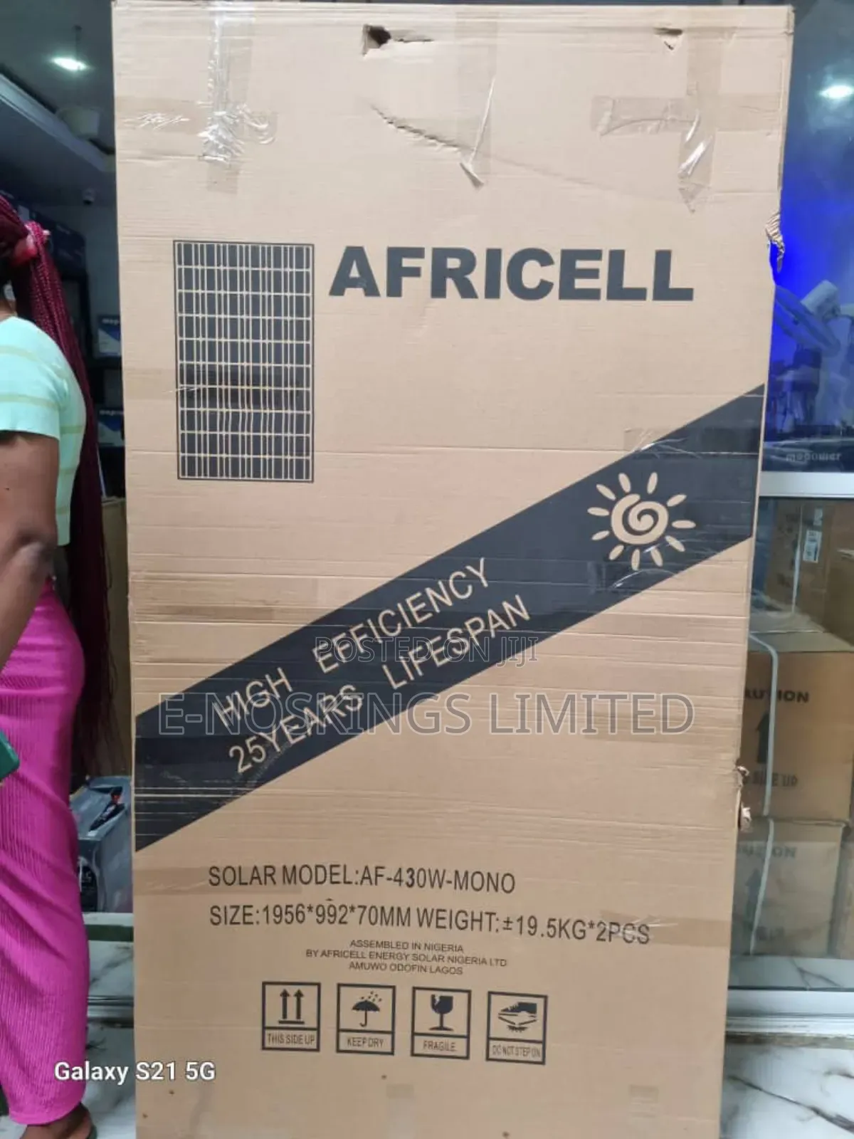 Africel 430watts Mono Panel