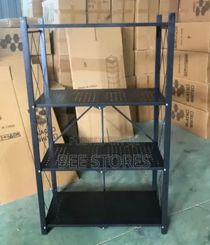 4 Layers Foldable Multipurpose Kitchen Display Rack