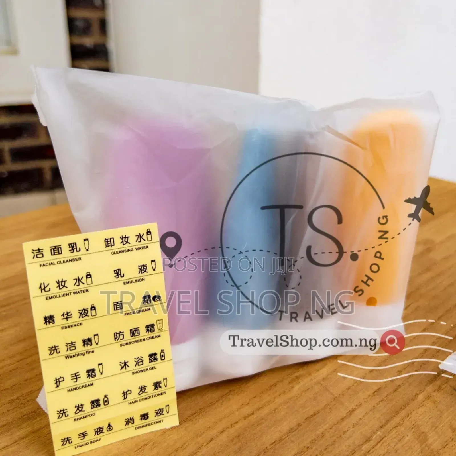 Plastic TSA Approved Travel Containers