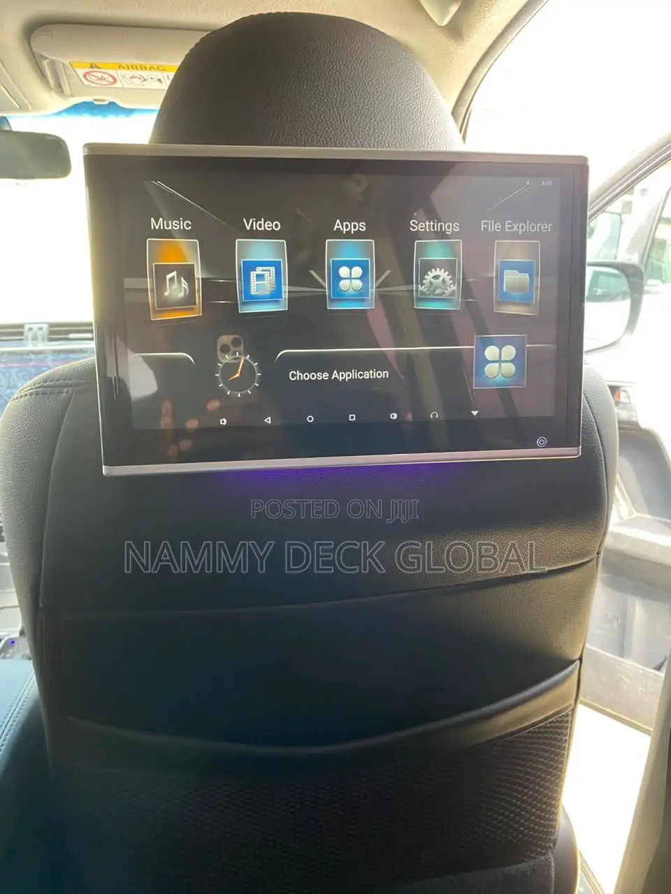 Headrest Android Screen