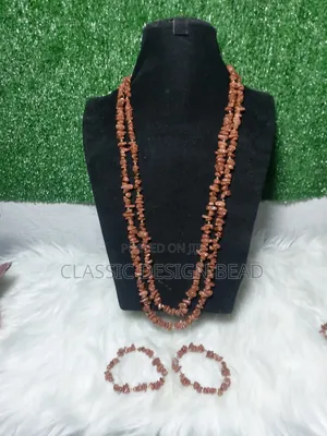 2 Layers Brown Beads High Quality