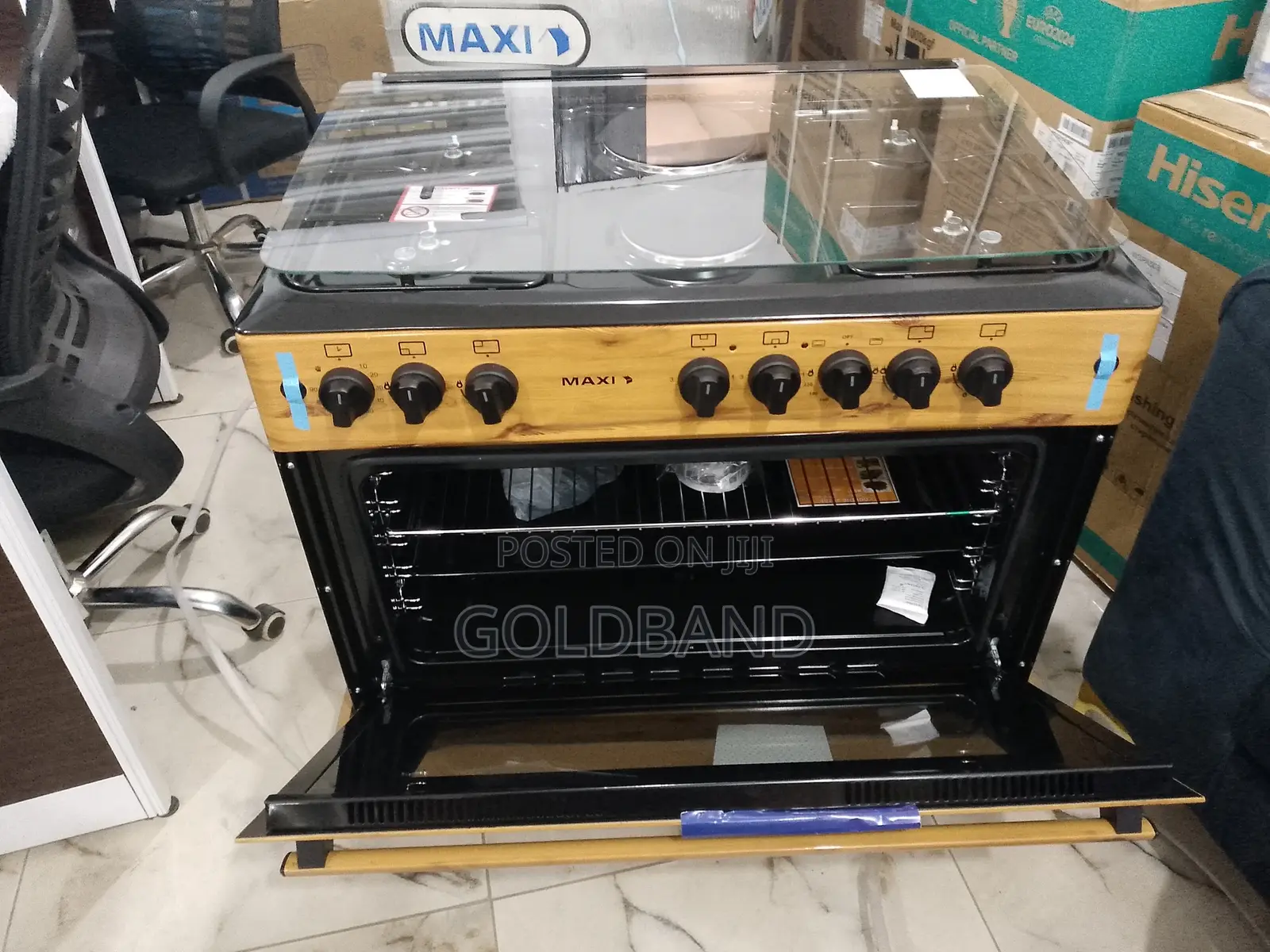 Maxi 60*90 (4+2) Wood Gas Cooker (Kitchen King)