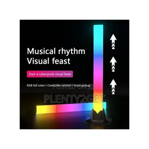 2in1 31CM Height RGB Colorful Desktop Light Bar/Music Light