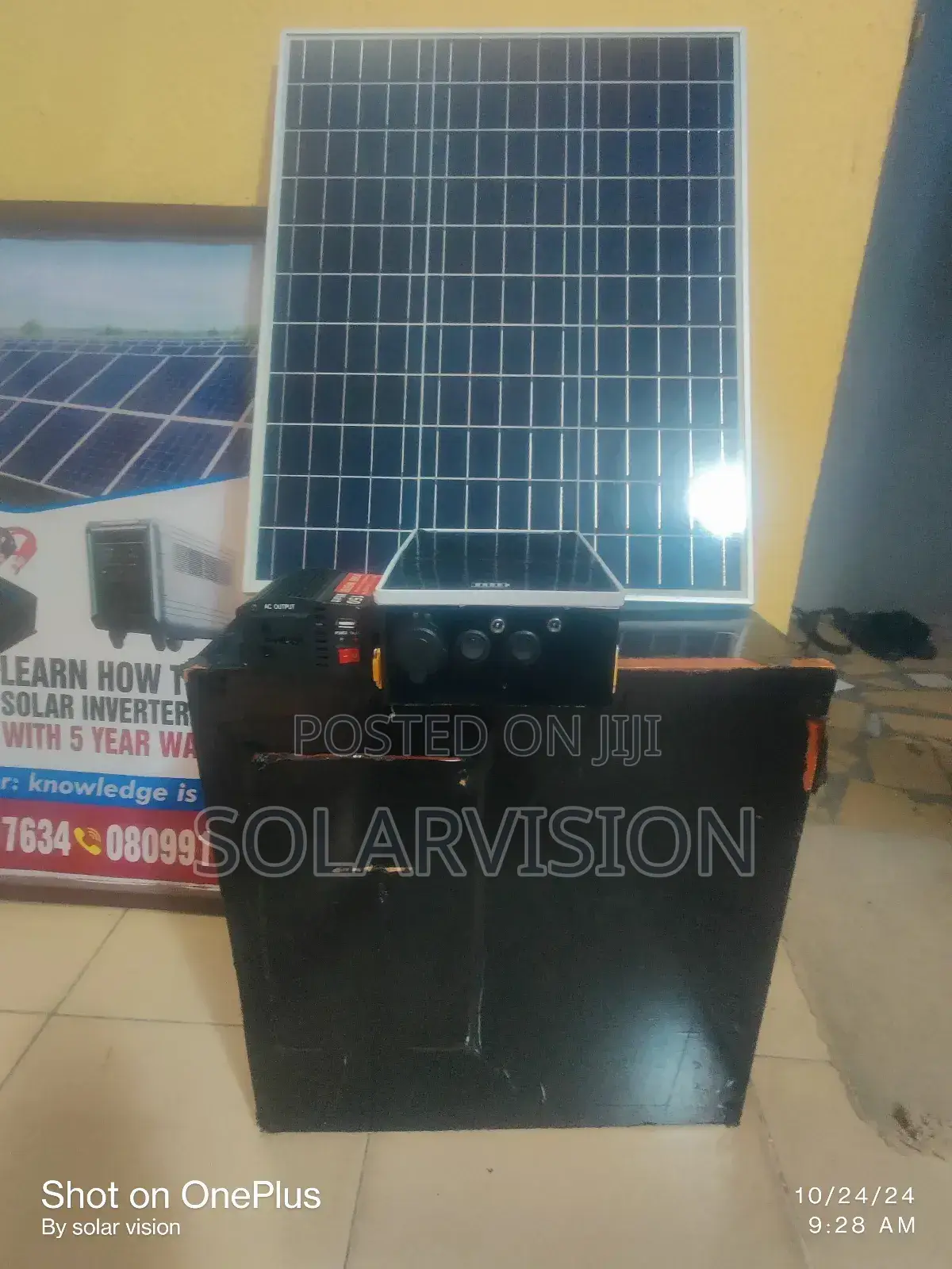 Powerbank for Fan With Solar 2 Bulbs