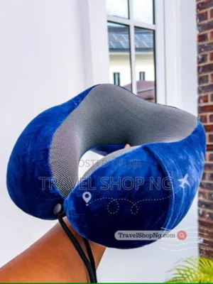 Navy Memory Foam Travel Neck Pillows