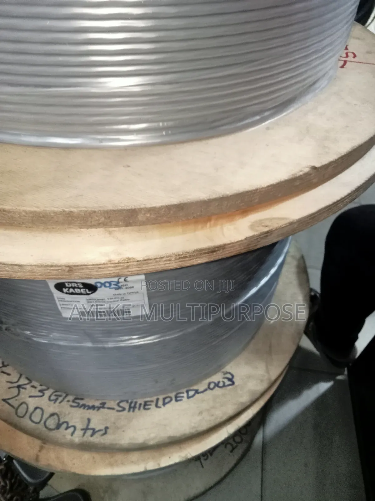 1.5mm X 3core Screen Flexible Shielded Cable
