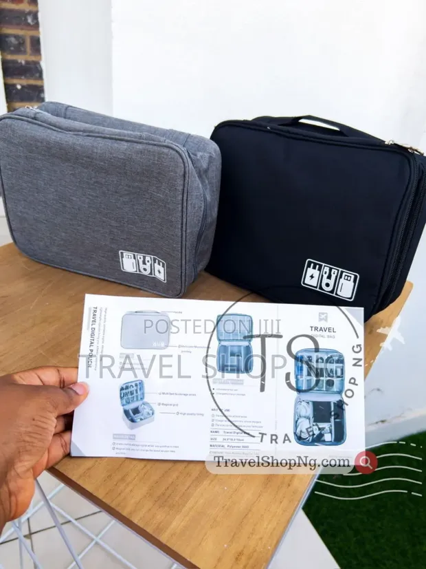 Large Size Innovative Travel Gadget Organizer Pouch Tech Tidy