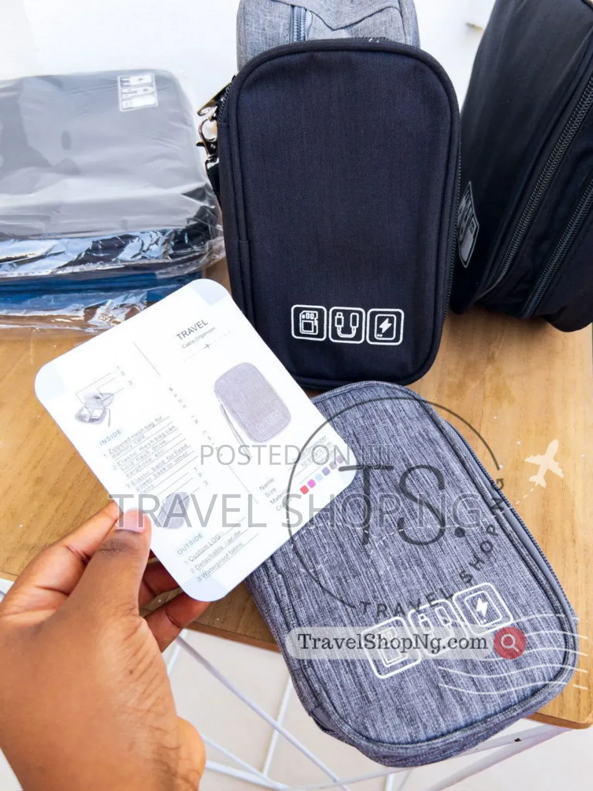 Tech Tidy Organizers: Small Medium 1-Zipper, Large