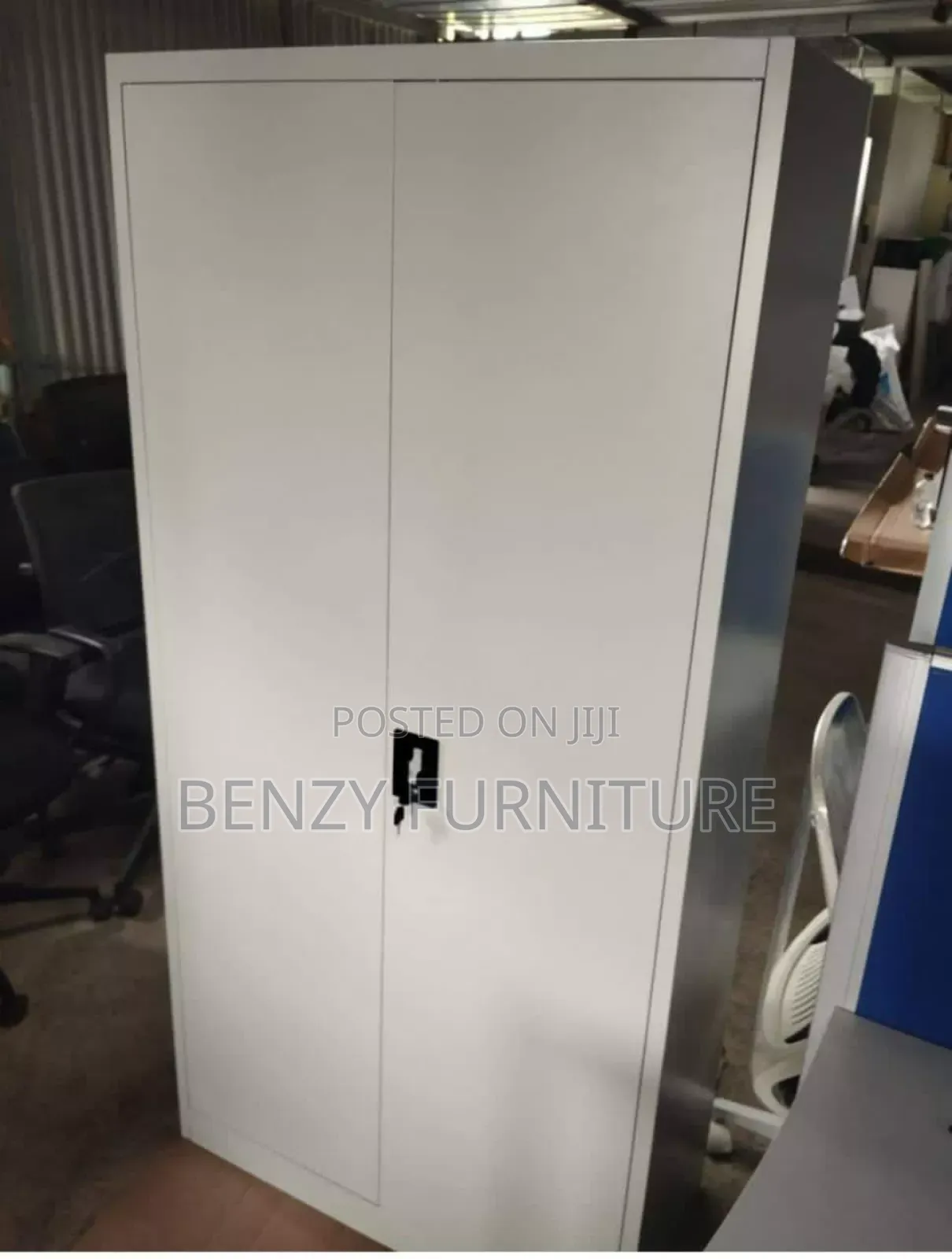 Metal Bookshelf Double Door