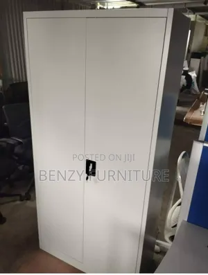 Metal Bookshelf Double Door