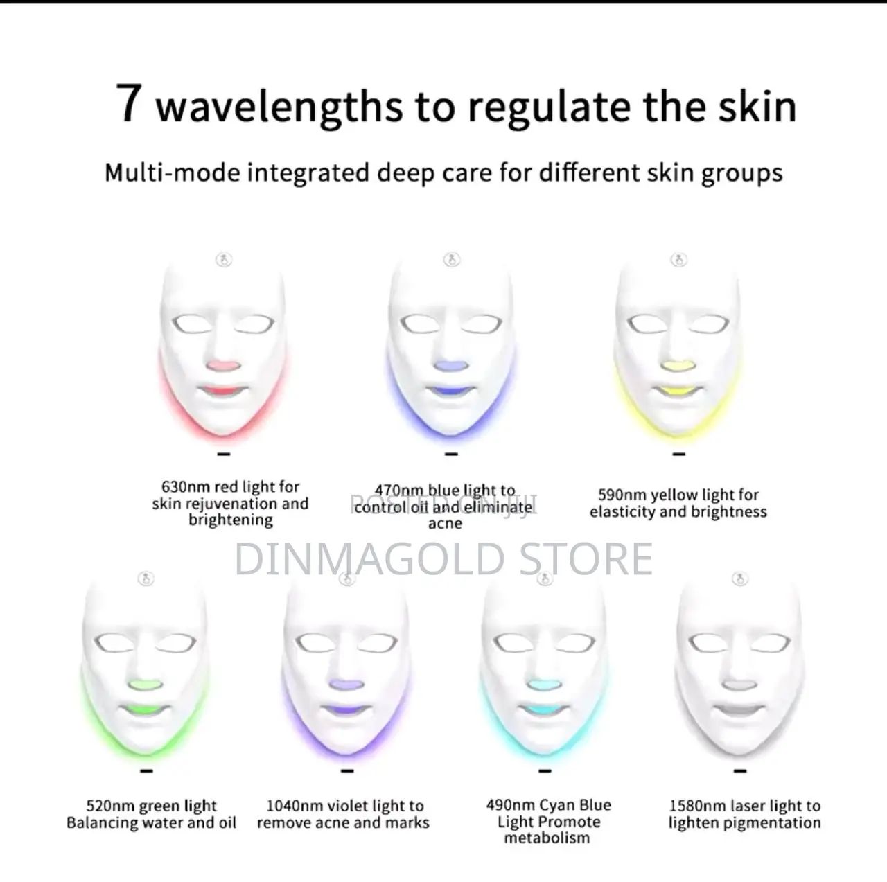 Rechargeable Facial Led Mask7